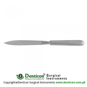 Liston Amputation Knife With Hollow Handle Stainless Steel, 35 cm - 13 3/4" Blade Size 220 mm